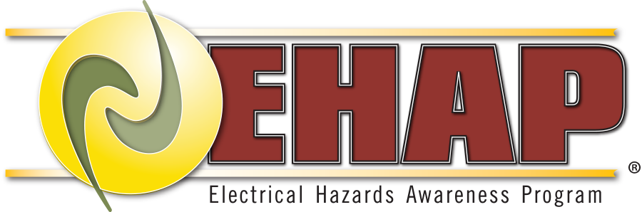 A logo for the electrical hazards association.